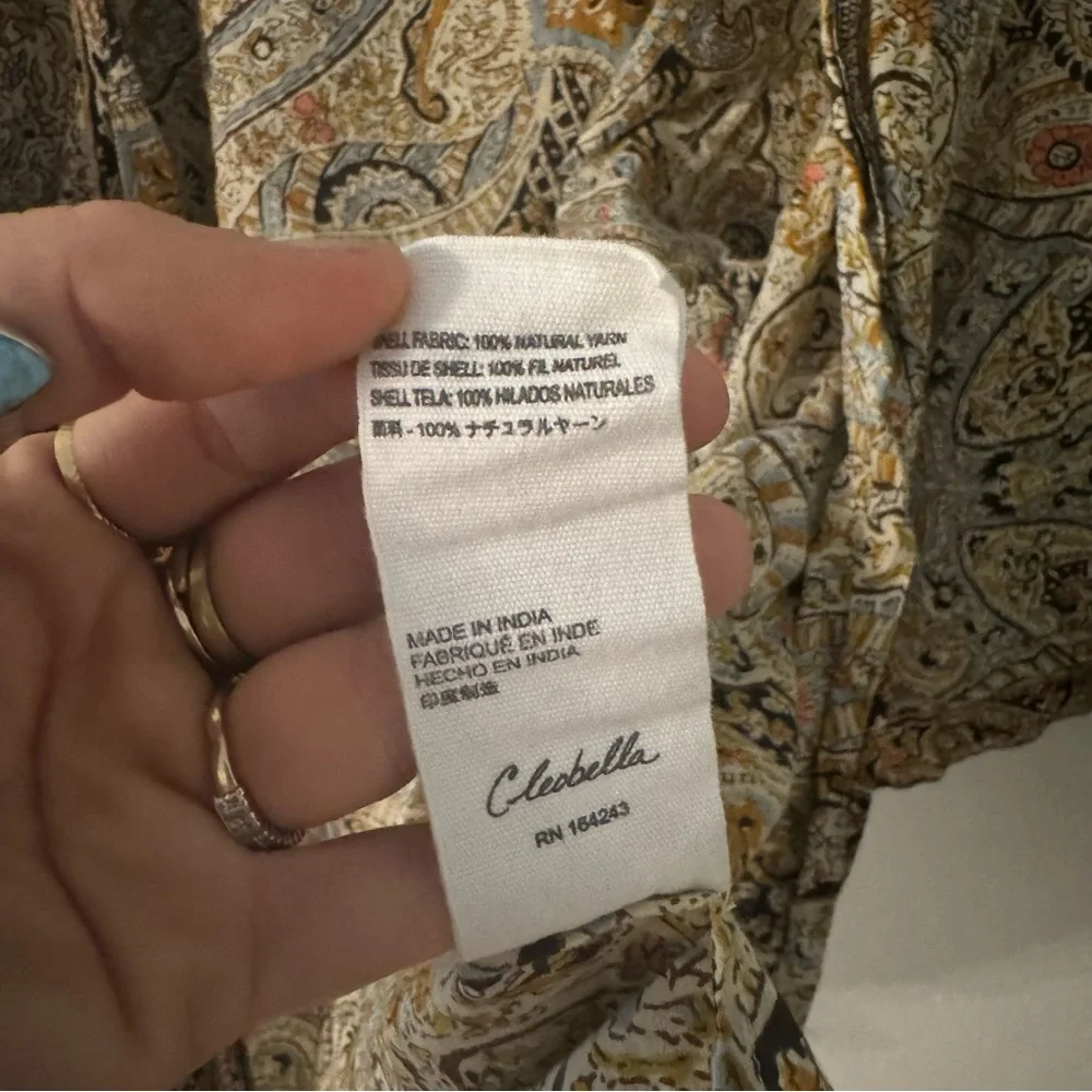 Cleobella Evereve Kaleidoscope Wrap Kimono Top - Picture 5 of 6